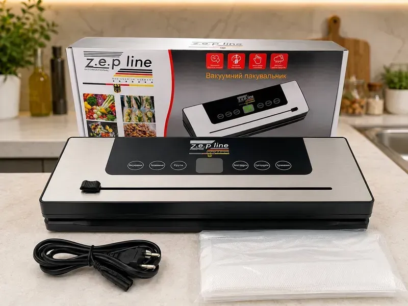 Комплектація вакуумного пакувальника Zepline ZP-00381